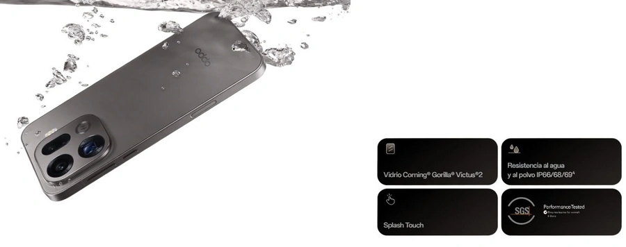 OPPO Find X9Pro-resistencia-agua